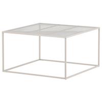 Couchtisch Netz - Beige, Design, Metall (80/80/45cm) - Livetastic