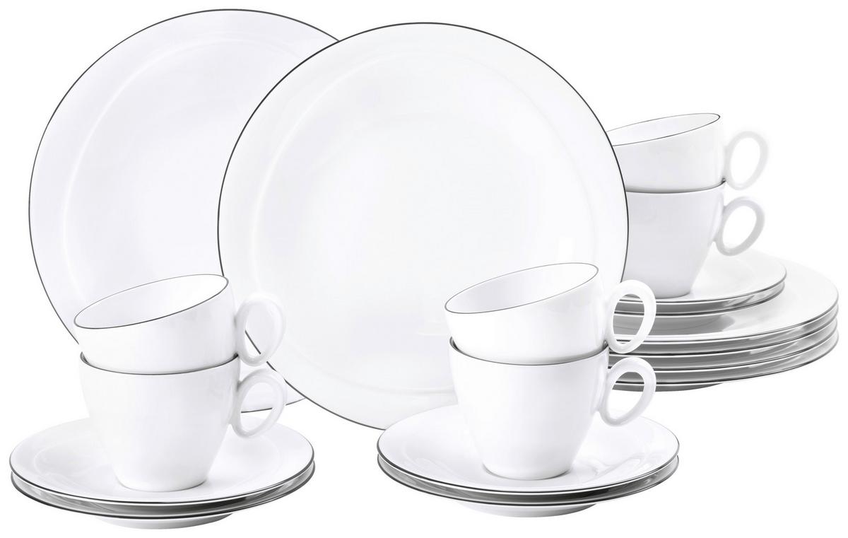 Kaffeeservice Trio - Weiß Hochglanz, Basics, Keramik (4,841kg) - Seltmann Weiden