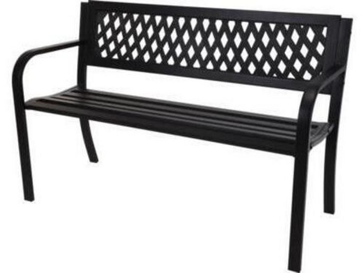 Kerti Pad Bench - fém (119/75/50cm) - Mömax