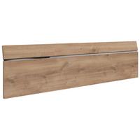 Záhlaví LEVEL BEDS B pro š. 180cm,imitac.přír.dubu - barvy dubu/barvy chromu, Moderní, kompozitní dřevo (188/50/5cm)