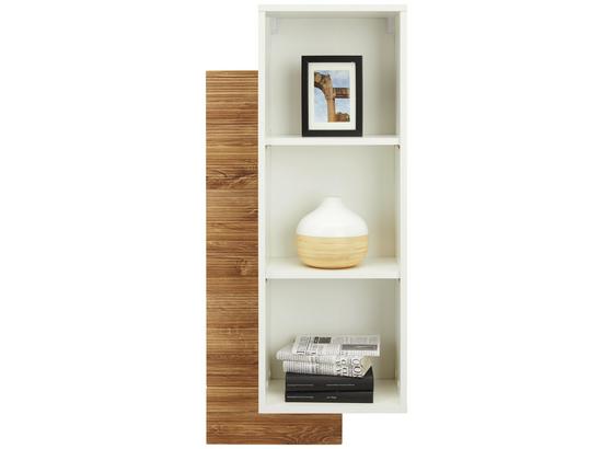 Nástenný Regál Leonardo - farby dubu/biela, Moderný, kompozitné drevo (50/97/25cm) - Modern Living Nástenný Regál Leonardo - farby dubu/biela, Moderný, kompozitné drevo (50/97/25cm) - Modern Living