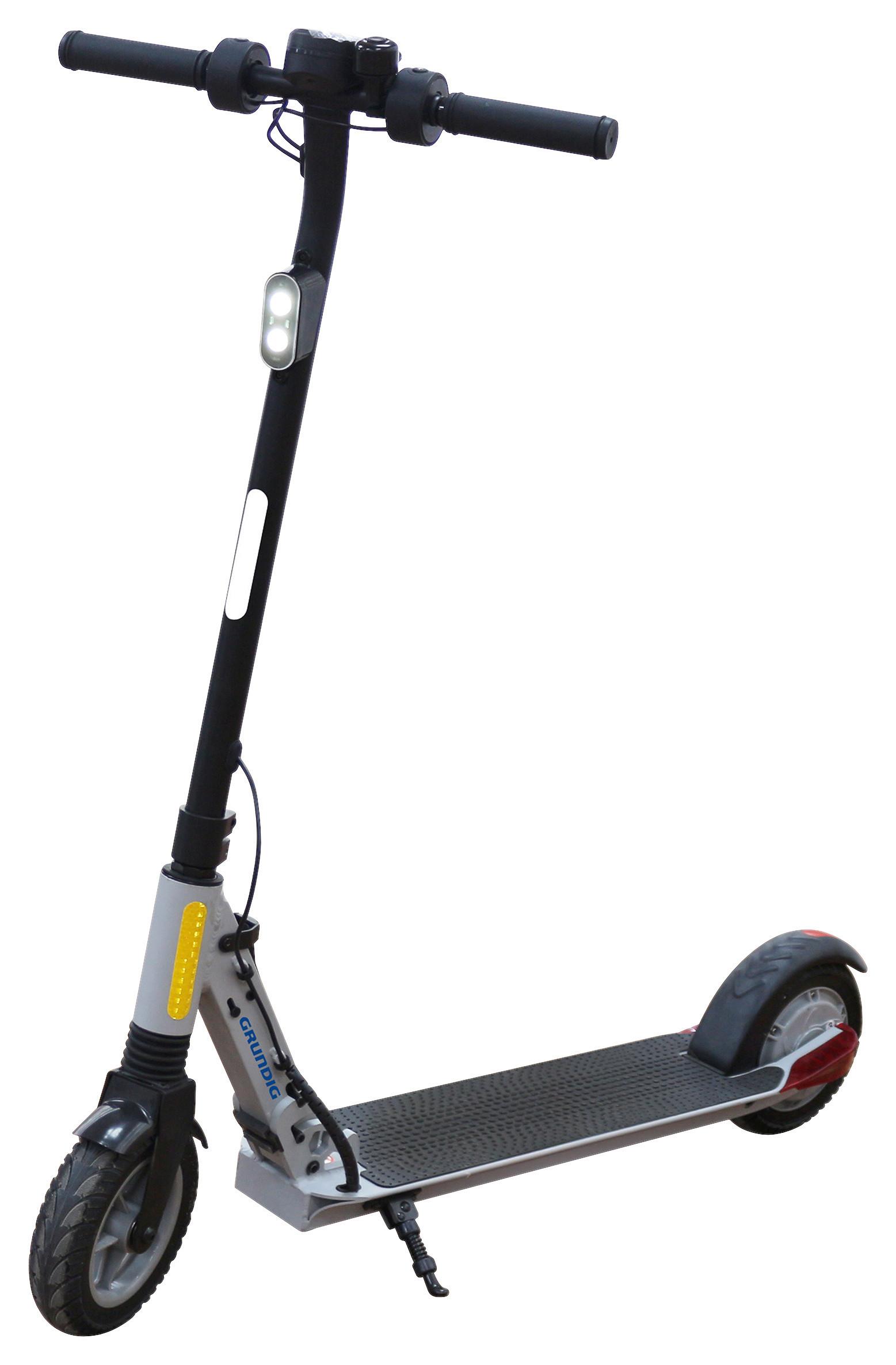E-Scooter Klappbar inkl. Lcd Display und Ladegerät - Grau, KONVENTIONELL, Metall (103/45/107cm) - Grundig