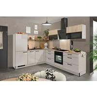 Eckküche Pn215/pn100 - Kaschmir/Eichefarben, MODERN, Holzwerkstoff (230/285cm) - Pino