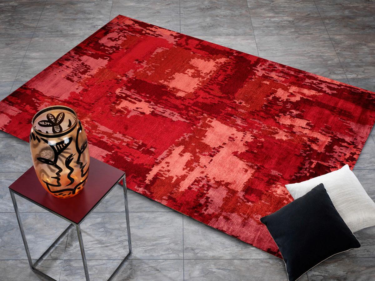 Orientalischer Webteppich Dunkelrot Angeles 170x240 cm - Dunkelrot, Design, Textil (170/240cm) - Musterring