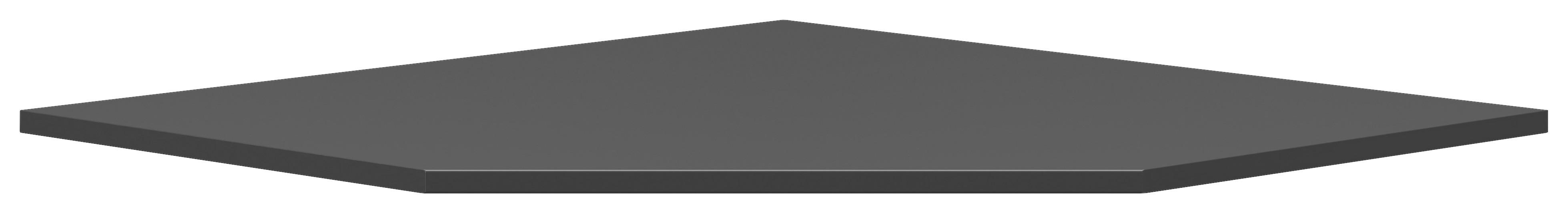 VRCHNÁ POLICA MULTISTAURAUM 101 cm - grafitová, Modern, kompozitné drevo (101/1,5/78,8cm)