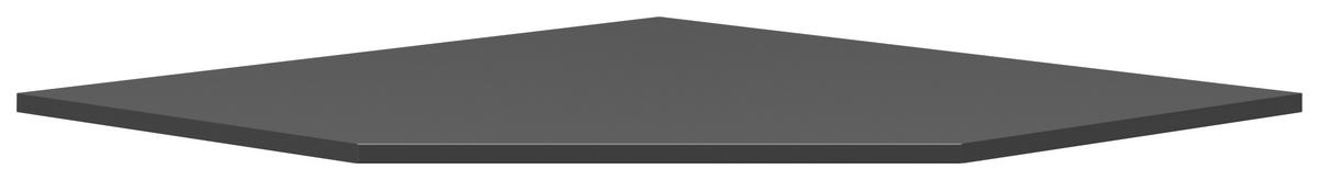 KRYCÍ POLICE MULTISTAURAUM 101cm - barvy grafitu, Moderní, kompozitní dřevo (101/1,5/78,8cm)