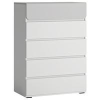 Komoda FLEXI barva bílá/šedá - šedá/bílá, Moderní, kompozitní dřevo/plast (72/102,2/41,6cm) - Premium Living