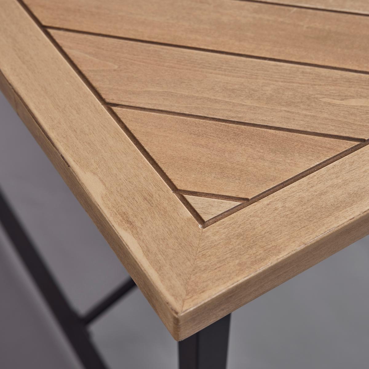 Výsuvný jídelní stůl CATALINA dyha dub/MDF 180-240 cm - černá/barvy dubu, Moderní, kov/dřevo (180-240/90/76cm) - Livetastic