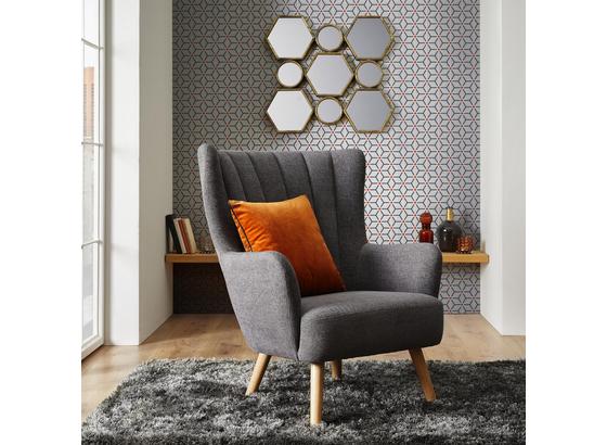 Kreslo Dora - tmavosivá, Moderný, drevo/textil (76,5/91/81,5cm) - Mömax modern living Kreslo Dora - tmavosivá, Moderný, drevo/textil (76,5/91/81,5cm) - Mömax modern living