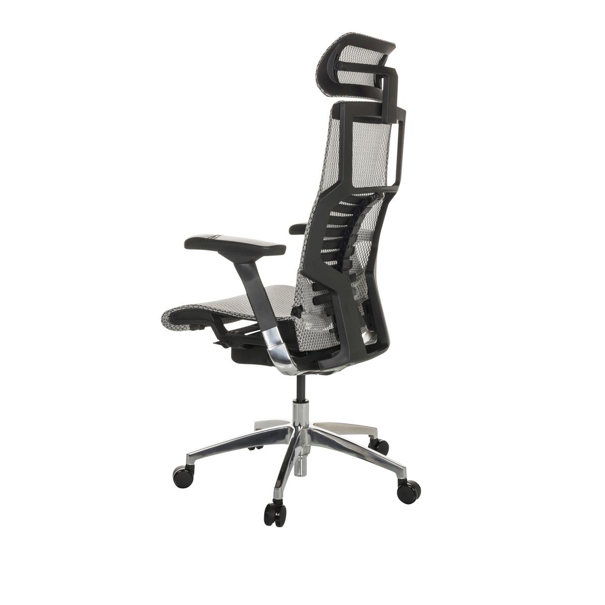 Drehstuhl Dynafit Ii - Silberfarben/Hellgrau, Basics, Kunststoff/Textil (67/119-135/60cm) - MID.YOU