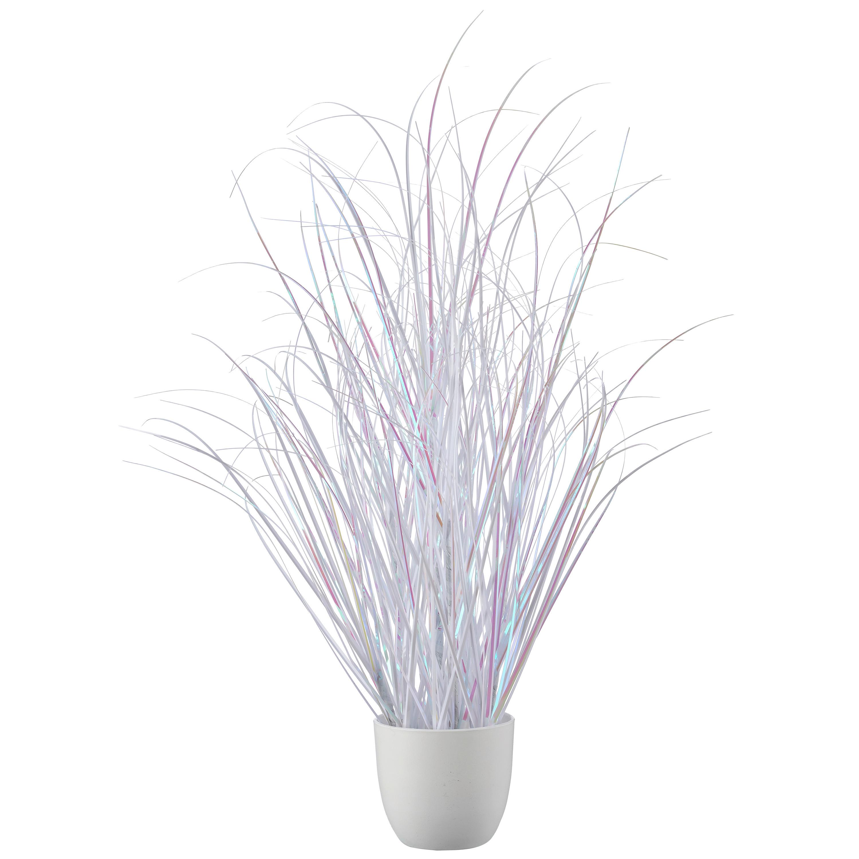 Trs trávy SHINY I -PAZ- - biela, Basics, plast (57cm) - Mömax