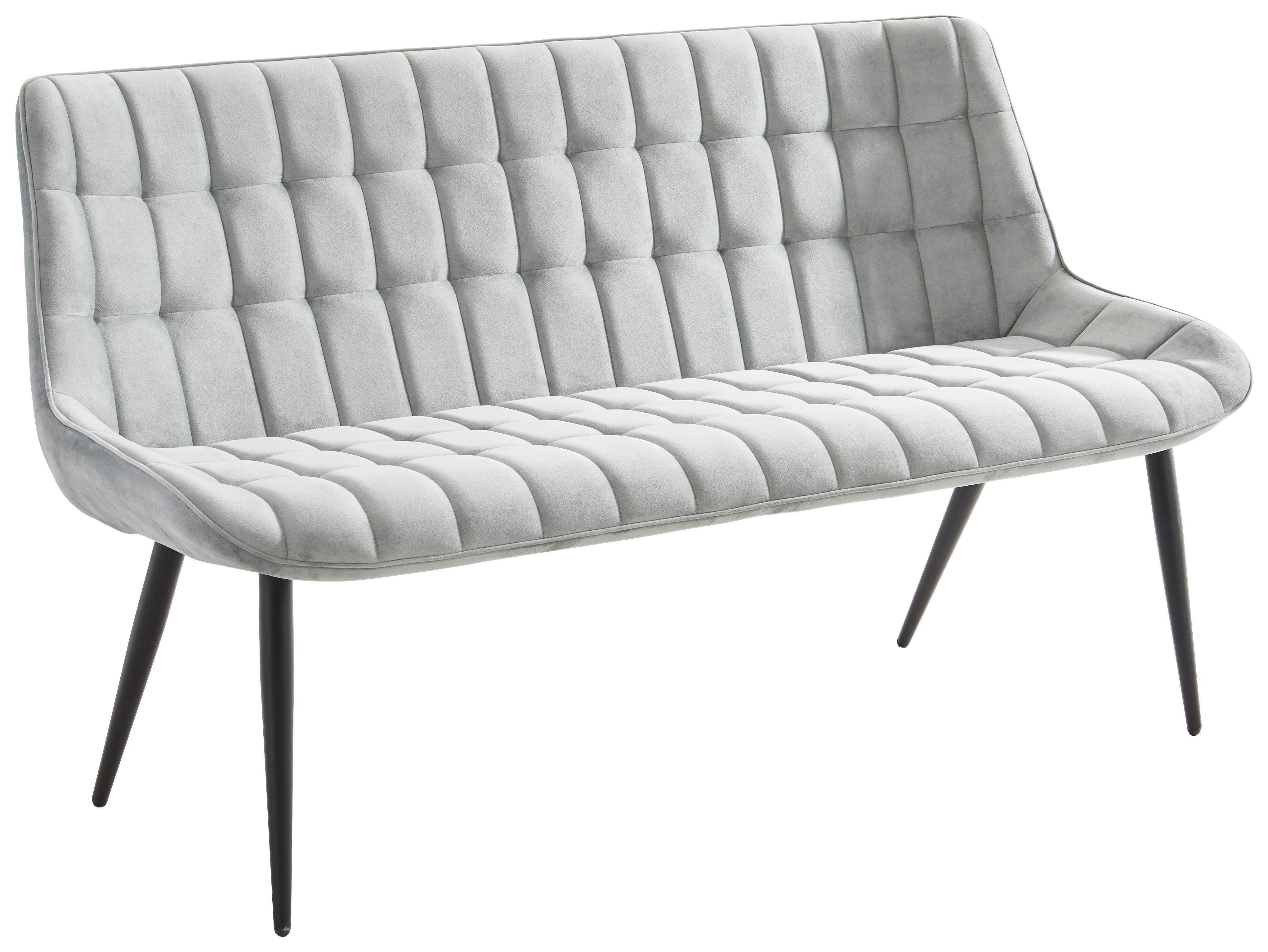 Ülőpad Marion - fekete/szürke, Modern, textil/fém - MID.YOU