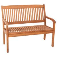 Gartenbank Eukalyptusholz 2-Sitzer Maracaibo - Naturfarben, KONVENTIONELL, Holz (107/91/63,5cm) - Gardenson