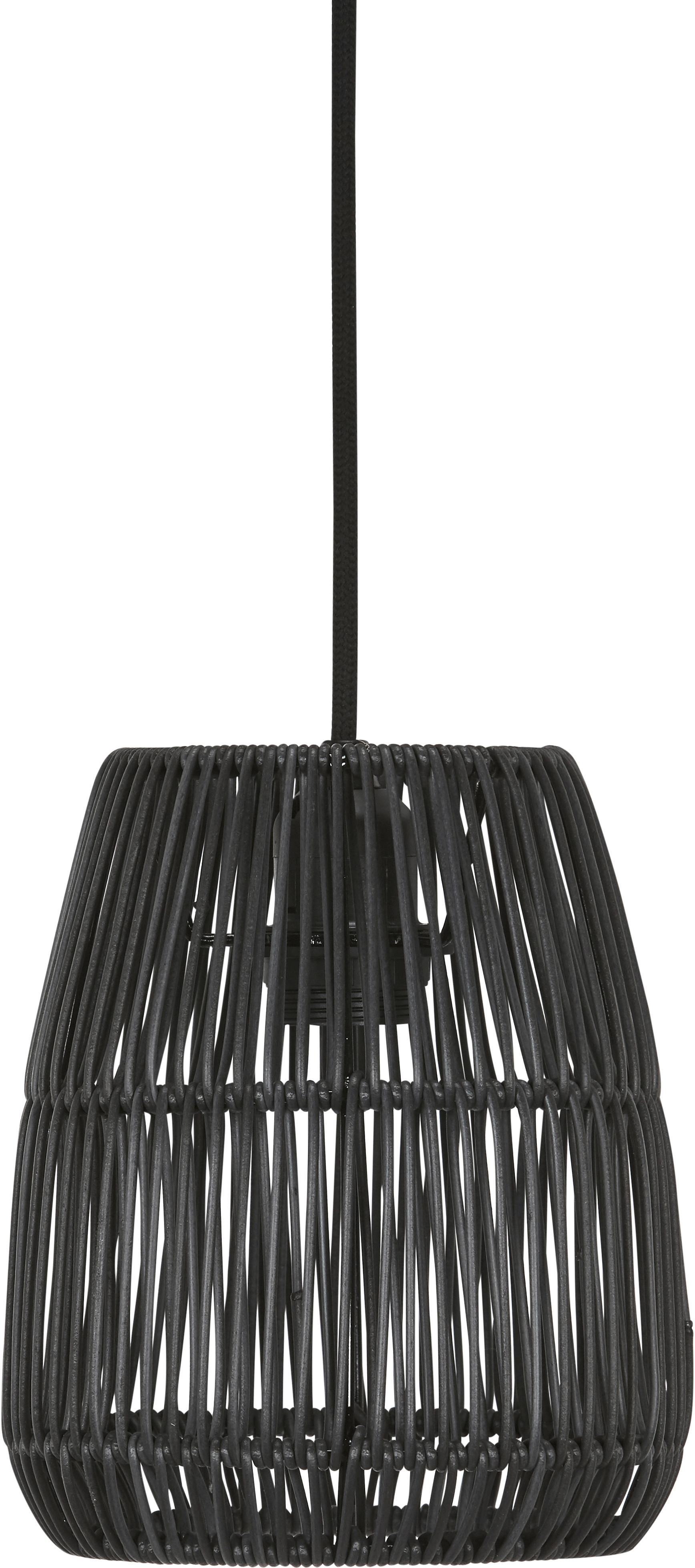 AUSSENHÄNGELEUCHTE 7018-2503 SAIGON - Schwarz, Basics, Kunststoff (18/250cm) - PR Home