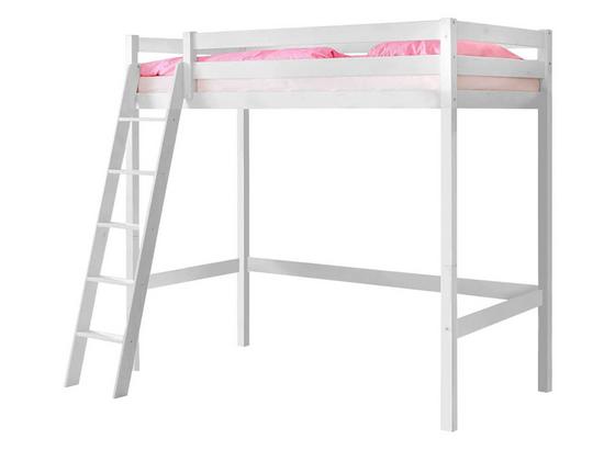 Hochbett Matthias 90 90x200 cm - Weiß, Basics, Holz (90/200cm) - Livetastic Hochbett Matthias 90 90x200 cm - Weiß, Basics, Holz (90/200cm) - Livetastic