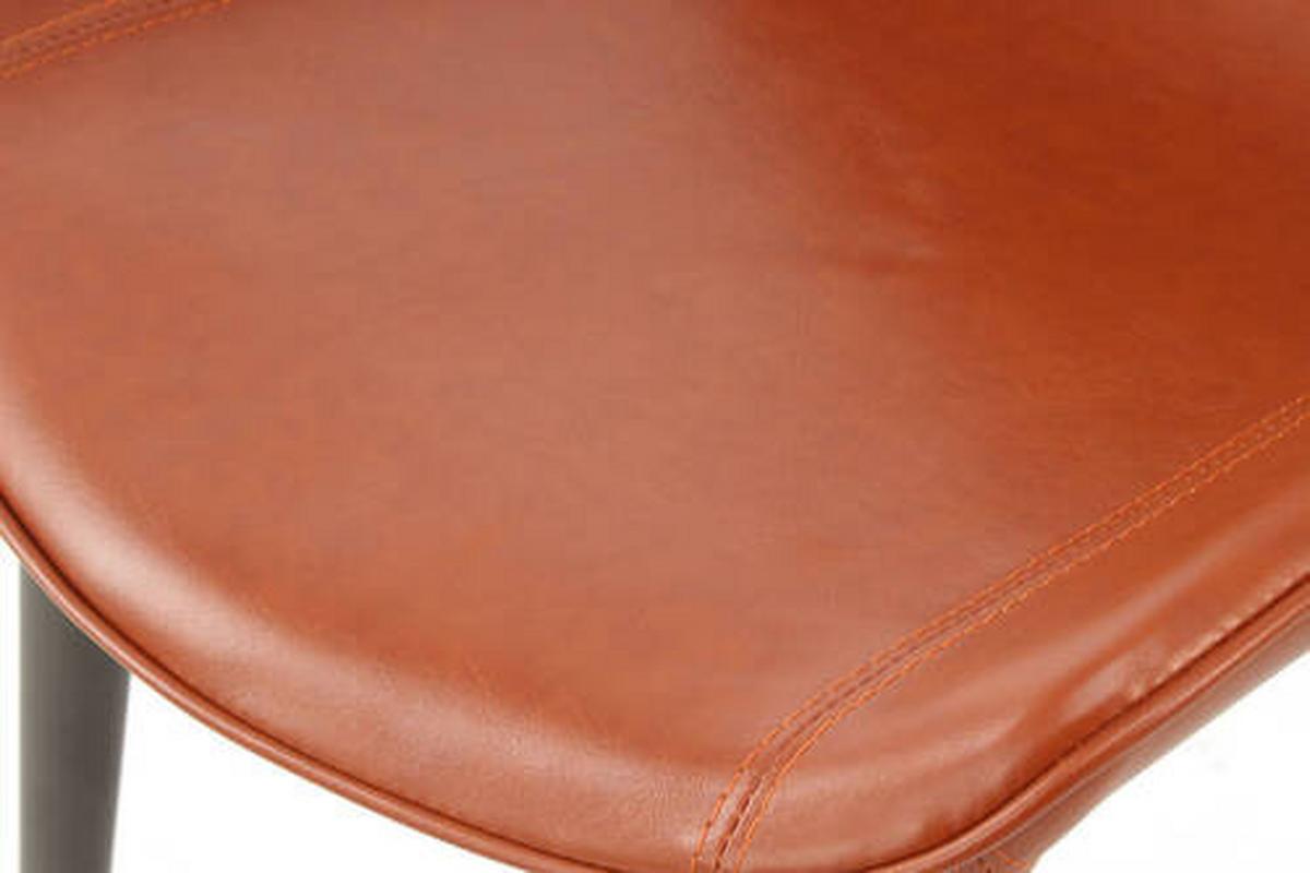 Stuhl Cecil Kaffeefarben Gesteppt 2er-Set - Braun, LIFESTYLE, Textil/Metall (51/80/60cm) - Kayoom