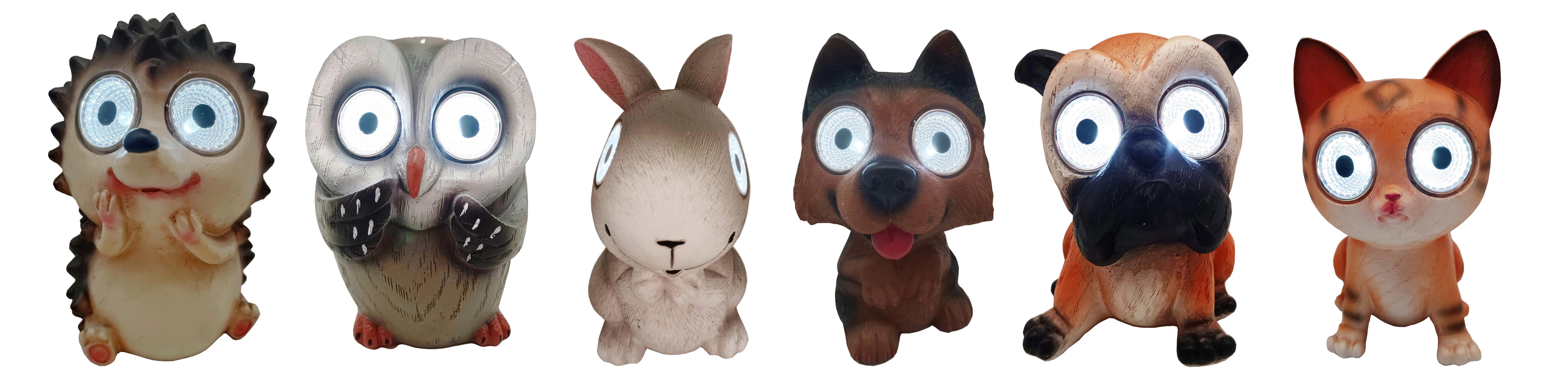 Szolárlámpa Faun - szürke, Basics, műanyag (8/12,4cm) - Ondega