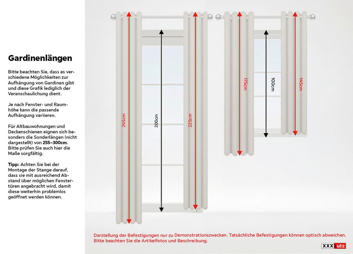 FERTIGSTORE Weiß 300/245 cm - Weiß, Basics, Textil (300/245cm) - Schmidt W. Gmbh