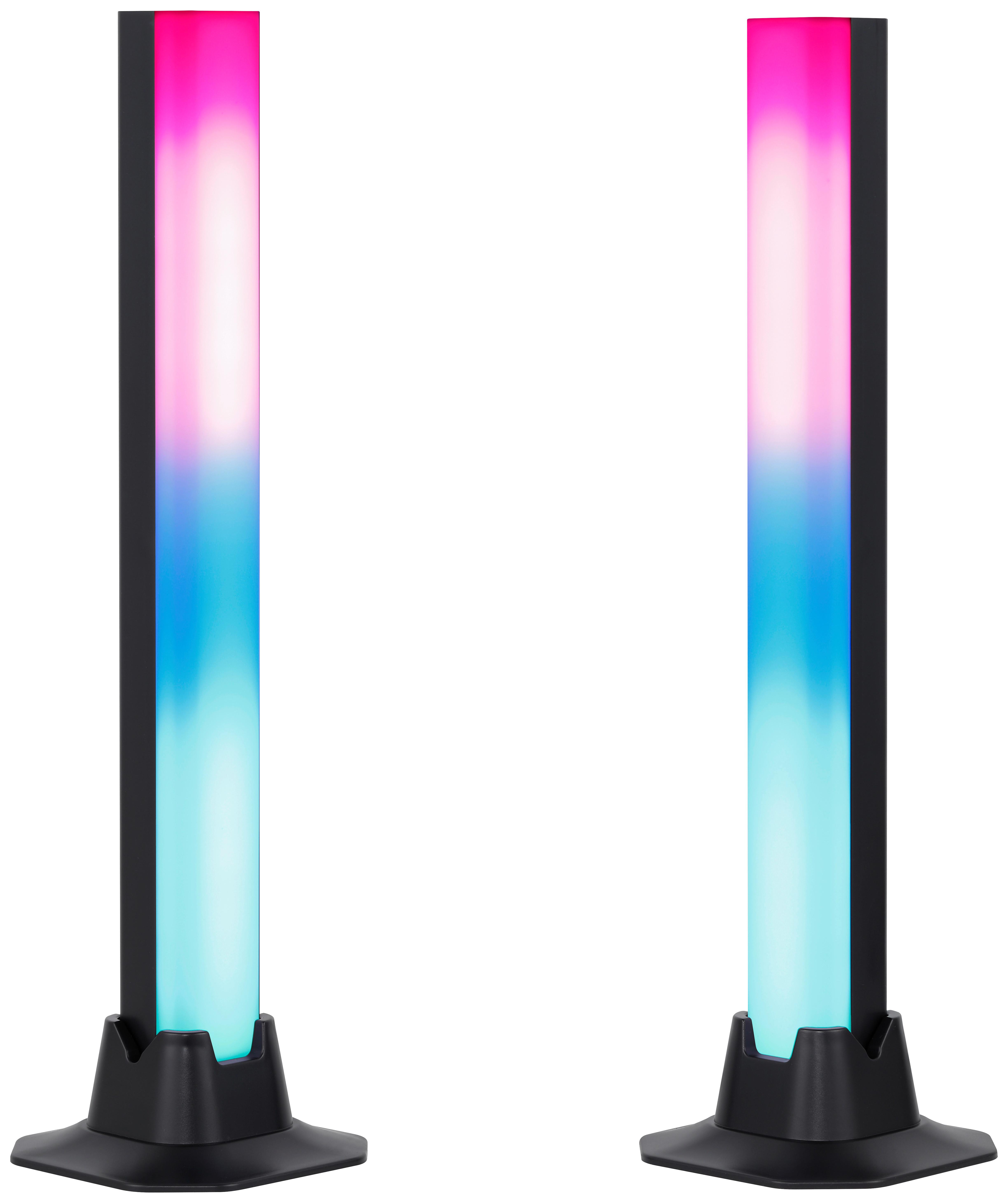 STOLNÁ LED LAMPA RIZI - čierna, Modern, plast (9/3/32cm) - Mömax