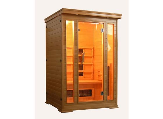 Infrarot Wärmekabine Nordic Light B/H/T: 124/190/116cm - Naturfarben, KONVENTIONELL, Holz (124/190/116cm)
