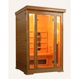 Infrarot Wärmekabine Nordic Light - Naturfarben, KONVENTIONELL, Holz (124/190/116cm)