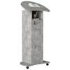 Stehpult Redola L B: 56 Cm Graumit Stauraum - Grau, MODERN, Holzwerkstoff (56cm) - MID.YOU