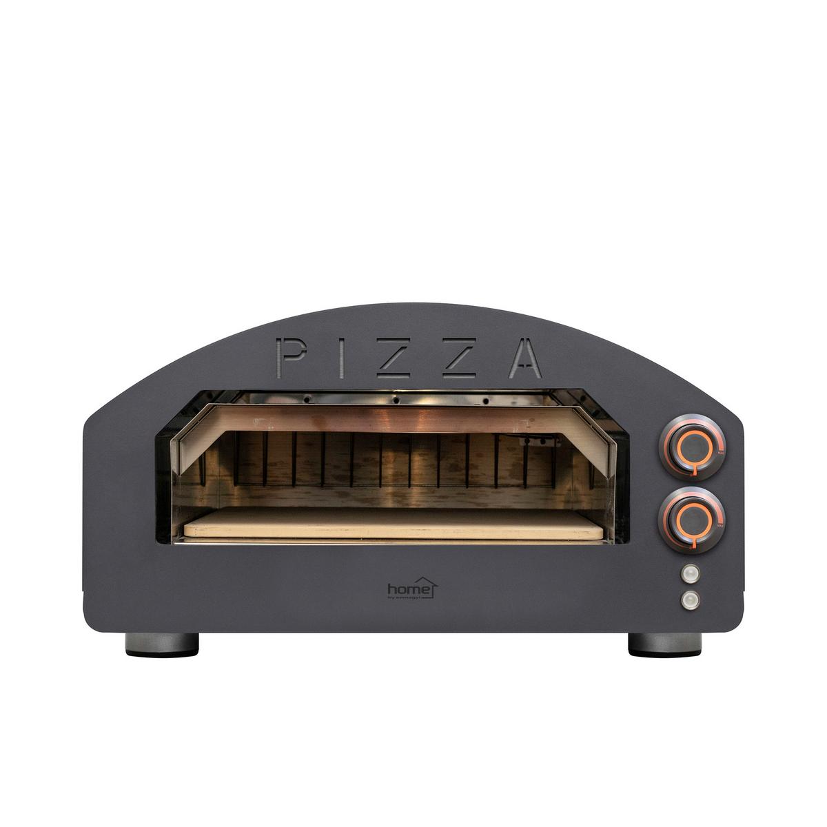 Elektromos Pizzakemence 2000w - fekete, Basics, fém (50/28/50cm)
