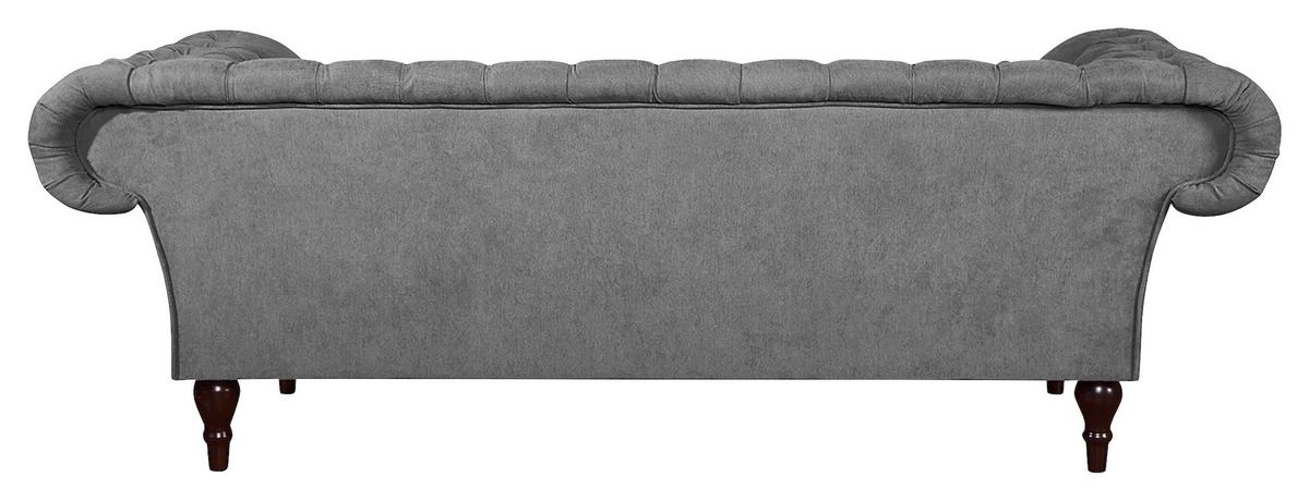3-Sitzer-Sofa Preston Grau B: 232 cm - Braun/Grau, Design, Textil (232/79/97cm) - Livetastic