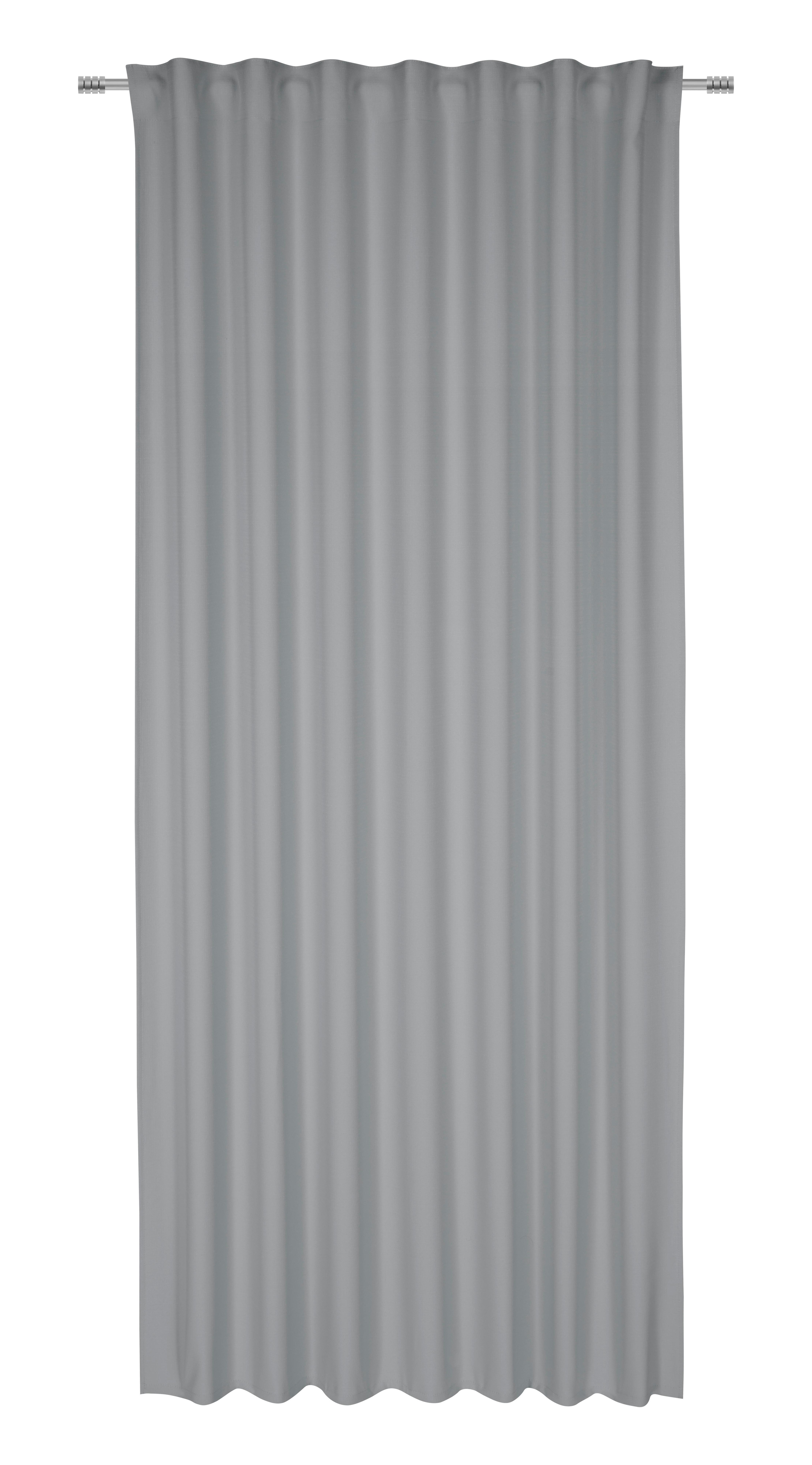 Hotový závěs ADELA - šedá, Romantický / Rustikální, plast (140/245cm) - Bessagi Home