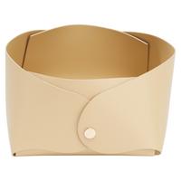 DEKORAČNÍ MISKA LEANA - béžová, kov/plast (25/12cm) - Modern Living