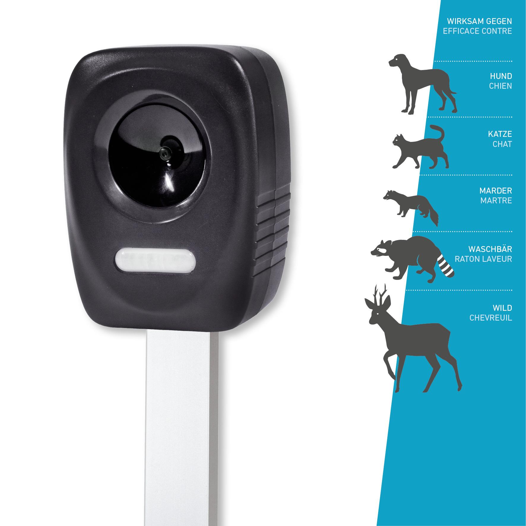 Tiervertreiber ABWEHRGERÄT BATTERIE OUTDOOR