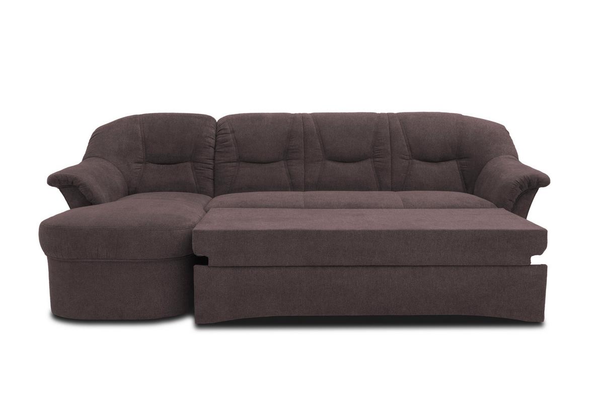 Ecksofa Sarafina - Greige/Schwarz, KONVENTIONELL, Textil (146/232cm) - MID.YOU