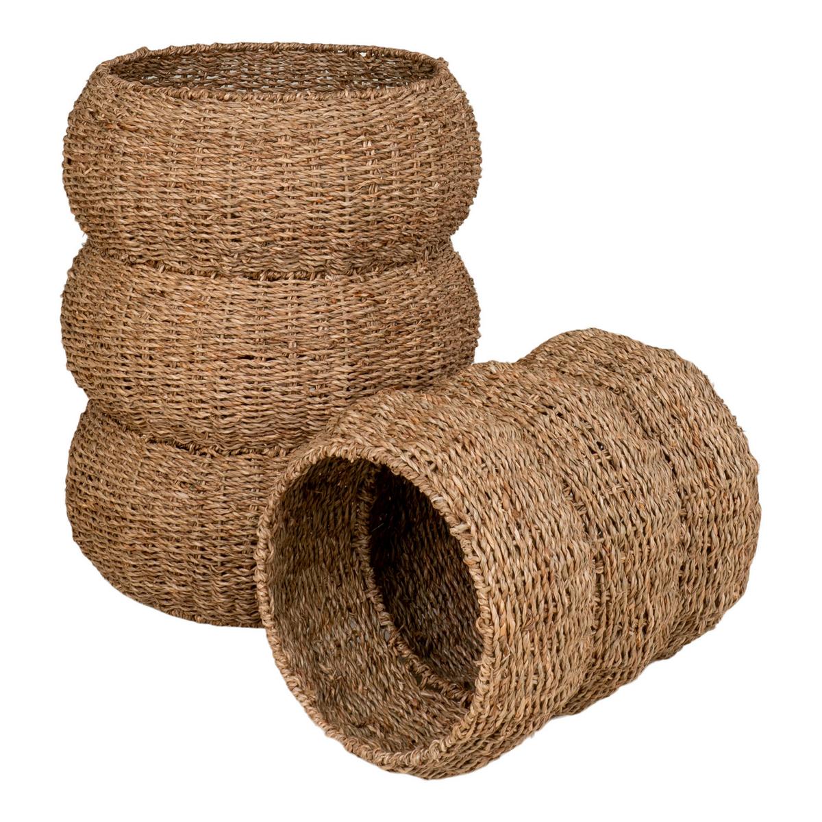 Korbset Sarbas Hellbraun B: 35 Cm - Hellbraun, Basics, Naturmaterialien (35/45/35cm)