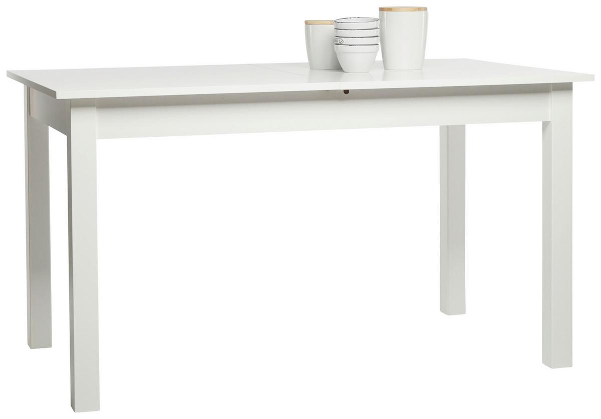 Kihúzható Asztal Coburg 140/80 Cm - fehér, Design, faalapú anyag (140/80/76,5cm) - MID.YOU