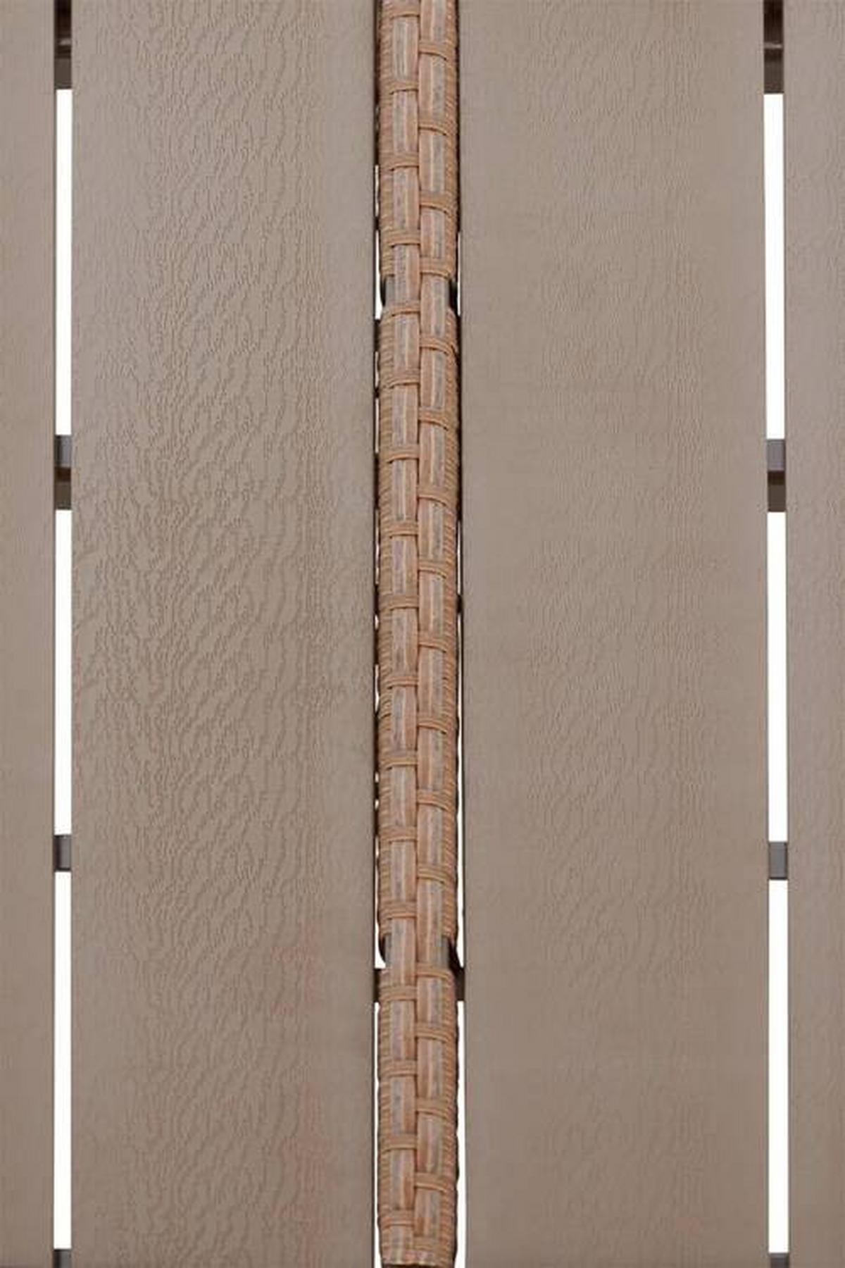 Gartengarnitur 7-tlg. Porto Rio Rattanoptik Mit Kissen - Hellbraun/Grau, MODERN, Kunststoff/Textil (60/150/88/75cm) - Luca Bessoni