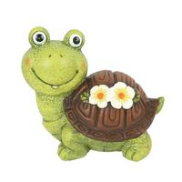 Dekor Teknősbéka Nino - cappuccino/zöld, Konventionell, kerámia (21,5/15/19cm) - Luca Bessoni