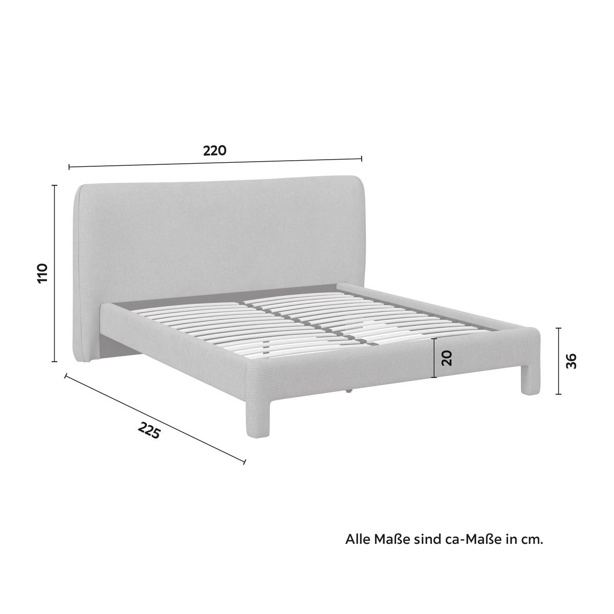 Čalúnená posteľ VALION 160x200 cm, sivohnedá - prírodná farba/farba duba, Modern, kov/drevo (160/200cm) - Bessagi Home