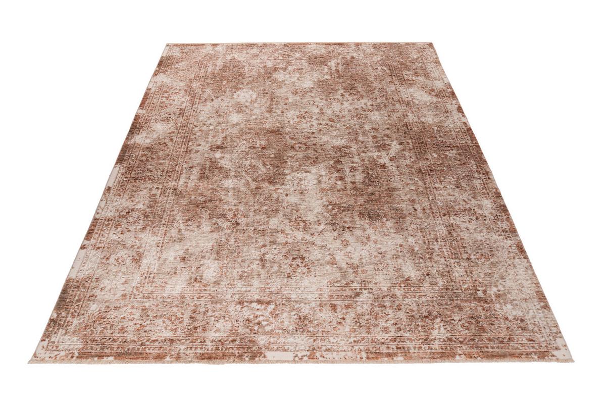 Flachwebteppich My Bella 238 Peach 160 X 230 - Koralle, Basics, Textil (160/230cm) - Obsession