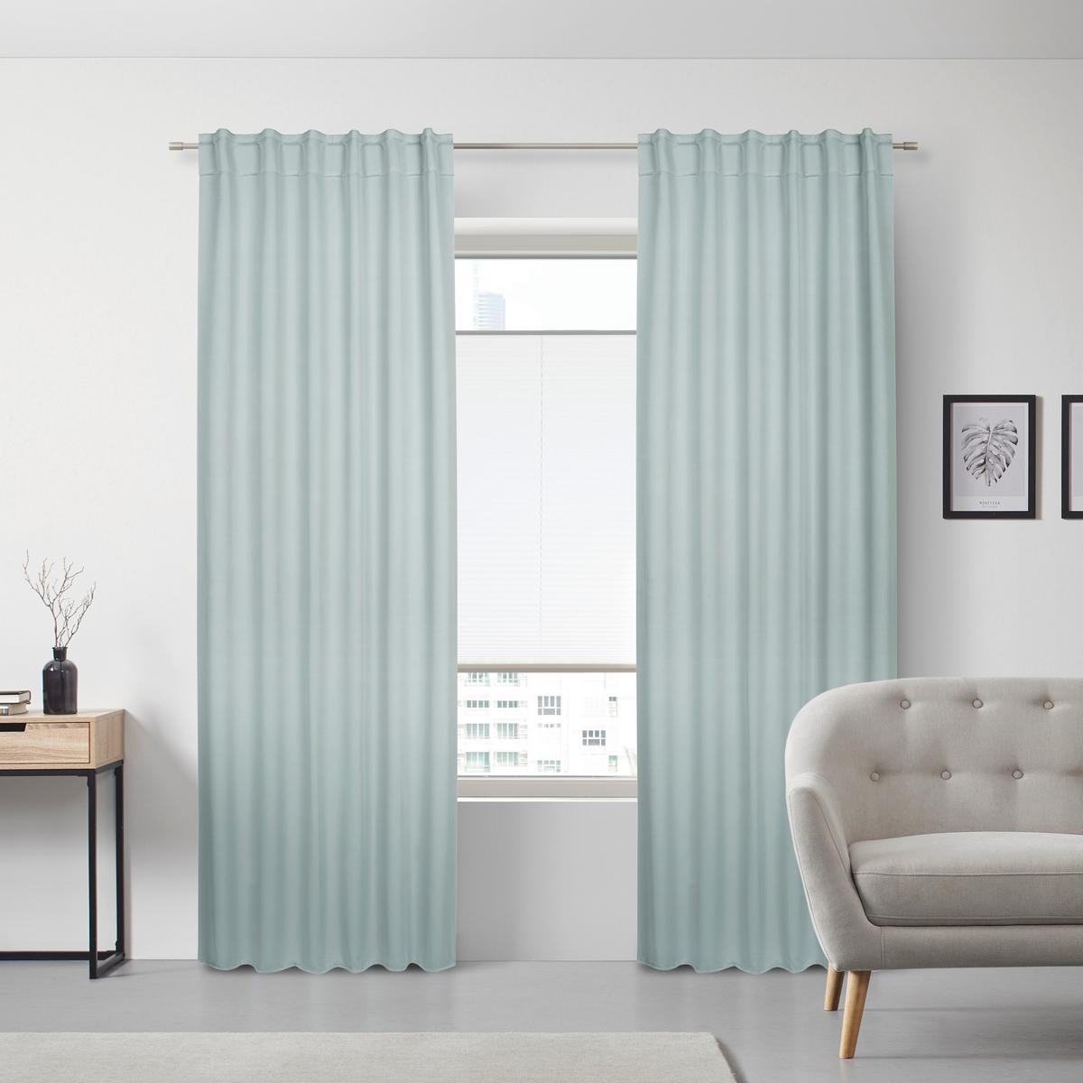 Zatemňovací závěs Ricco, 2x140/245cm - šedá, textil (140/245cm) - Modern Living