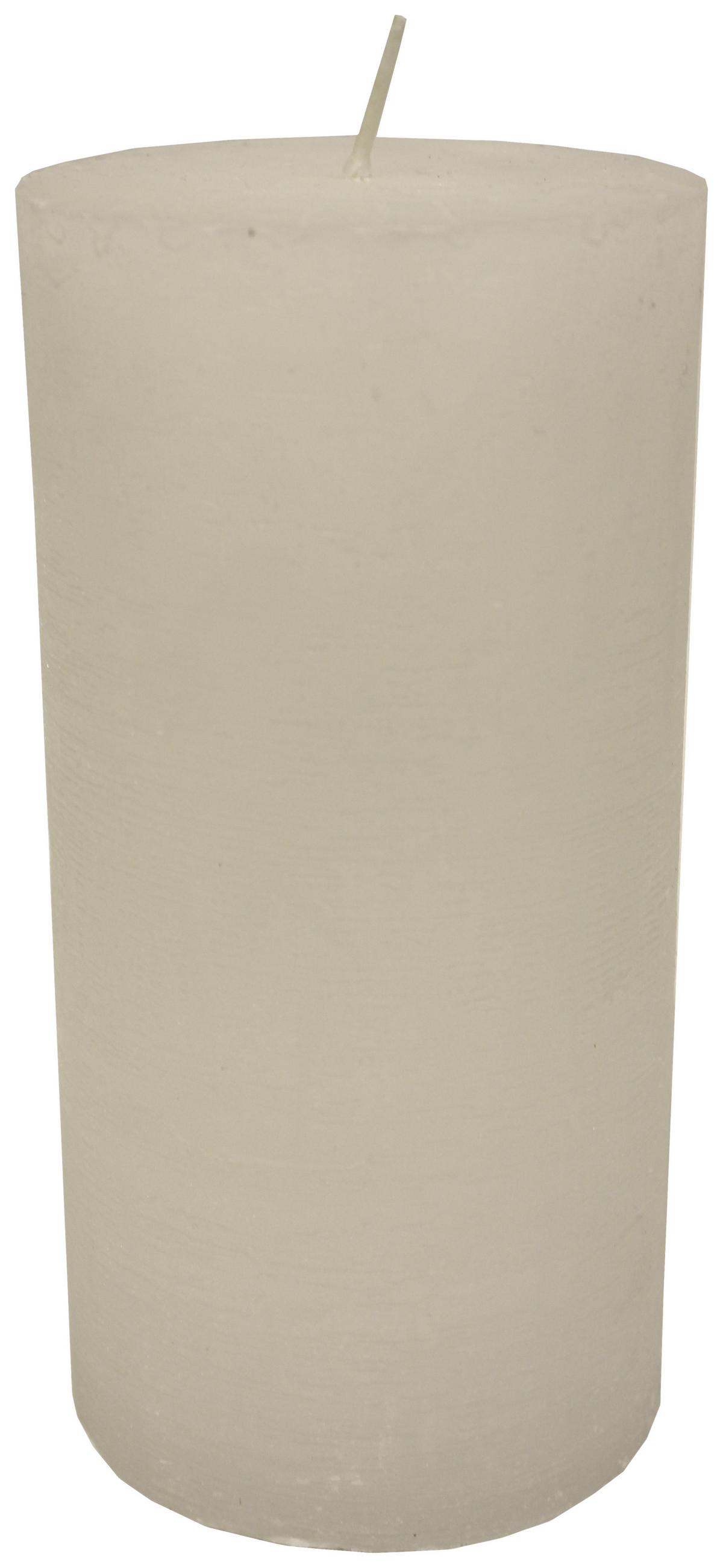 Valcová sviečka Ruth, 10/20cm, ca. 168h. - hnedá/čierna, Modern (10/20cm) - Premium Living