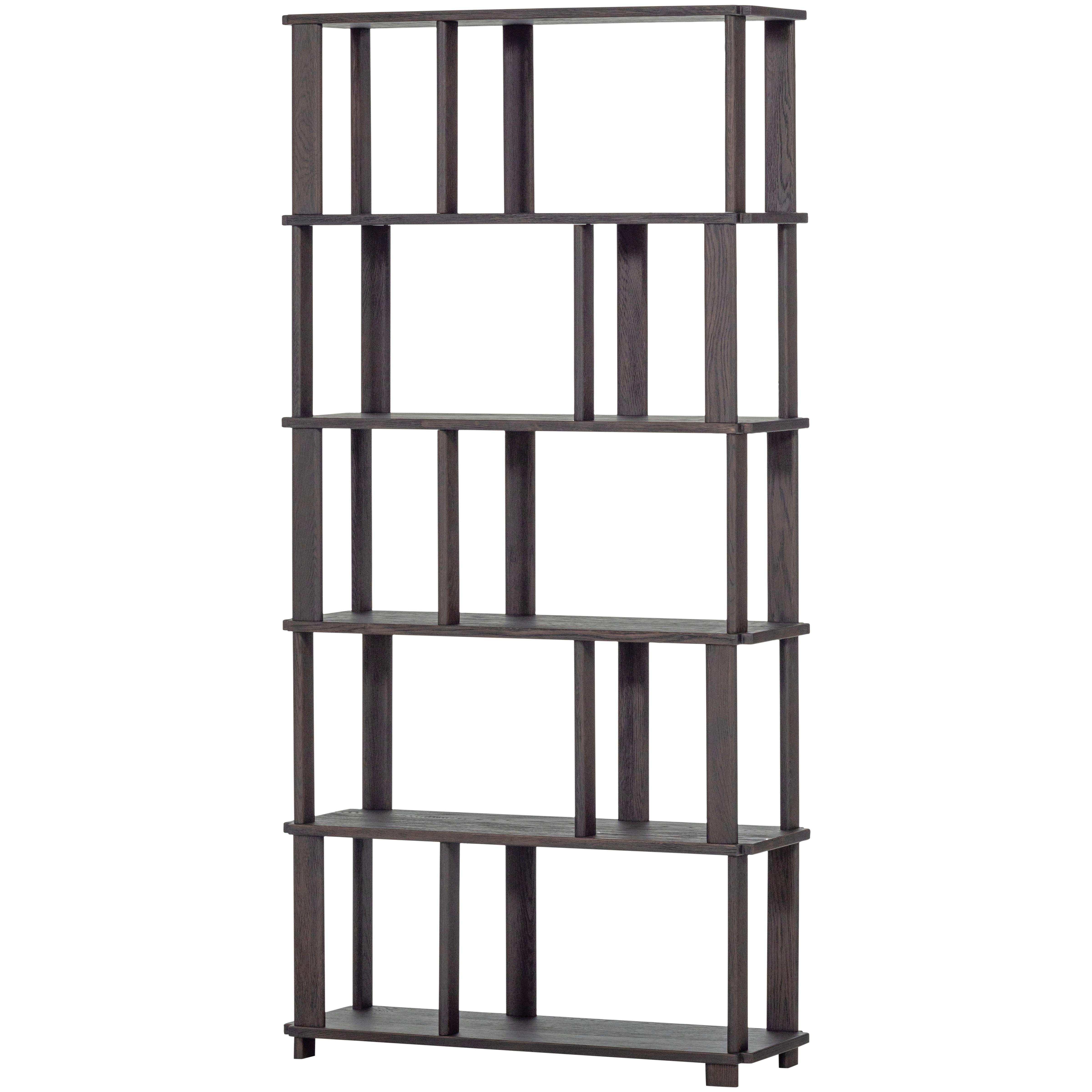 Regal Riss Dunkelbraun B: 90 cm