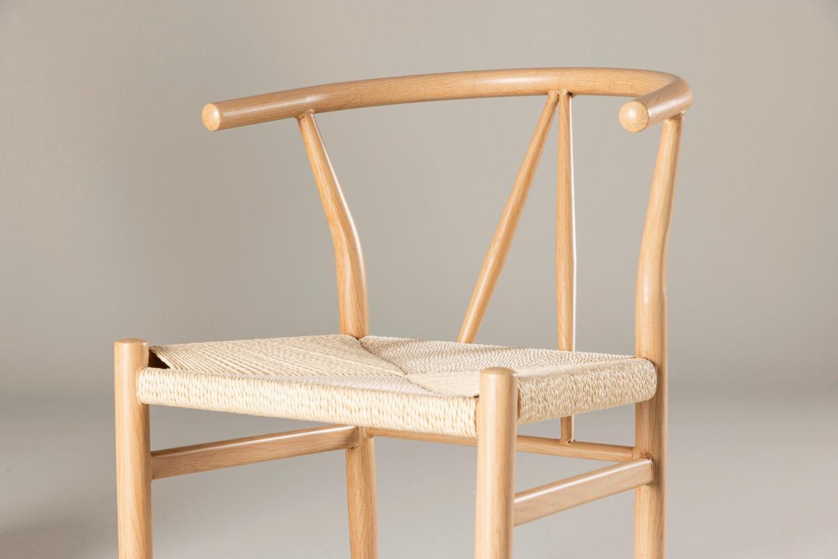 Stuhl Alfons Beige B: 55 cm - Beige, MODERN, Holz/Metall (55/72/58cm) - Livetastic