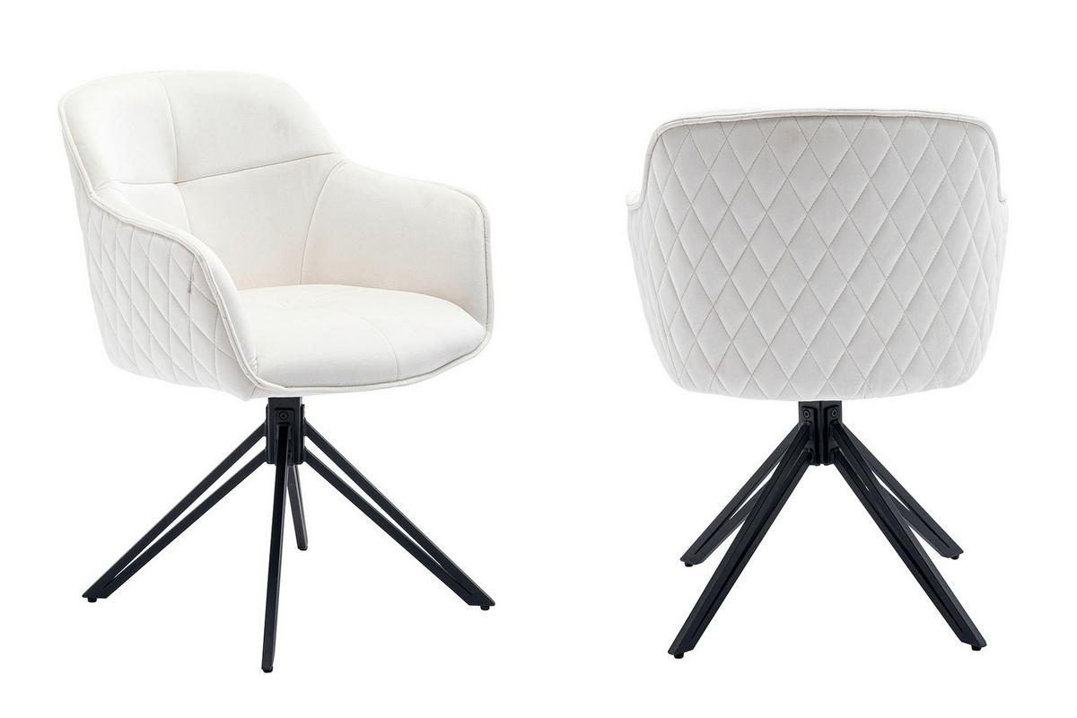 Armlehnstuhl Beige B: 59 Cm - Beige/Schwarz, MODERN, Textil/Metall (59/83/60cm) - Livetastic