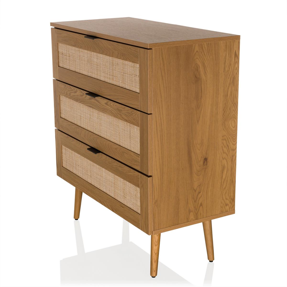 Kommode Boheo Eichefarben B: 80 Cm - Eichefarben, MODERN, Holzwerkstoff (80/90/40cm) - MID.YOU