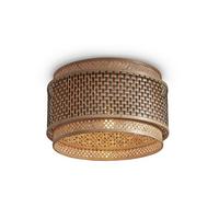 Deckenleuchte Bhutan/C/4025/Bn - Schwarz/Naturfarben, Trend, Holz (40/25cm) - Good & Mojo