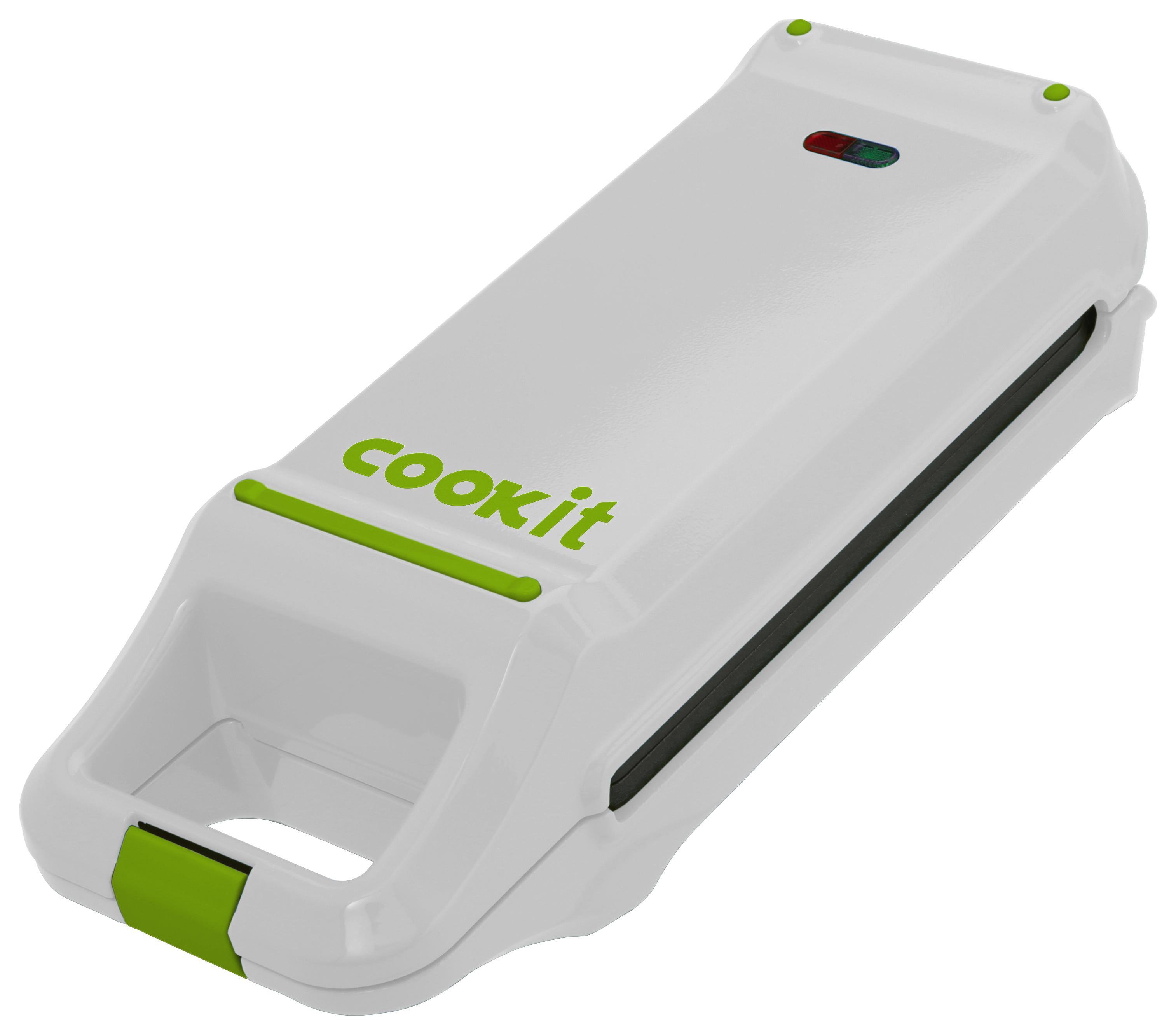 Multifunktions-wendegrill Cook It - Weiß, MODERN, Kunststoff (33/13/10cm) - Mediashop