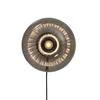 Wandleuchte Brussels 1-Flammig mit Schalter - Anthrazit/Goldfarben, Basics, Glas/Metall (28cm) - It's about Romi