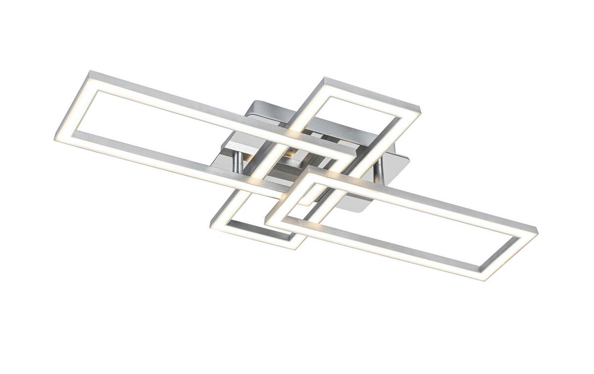 STROPNÉ LED SVIETIDLO OMIE - chrómová/strieborná, Modern, kov/plast (63,5/34/8cm) - Mömax