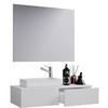 Badezimmer Gudas Weiß B: 85 Cm - Weiß, MODERN, Keramik/Holzwerkstoff (85cm) - MID.YOU