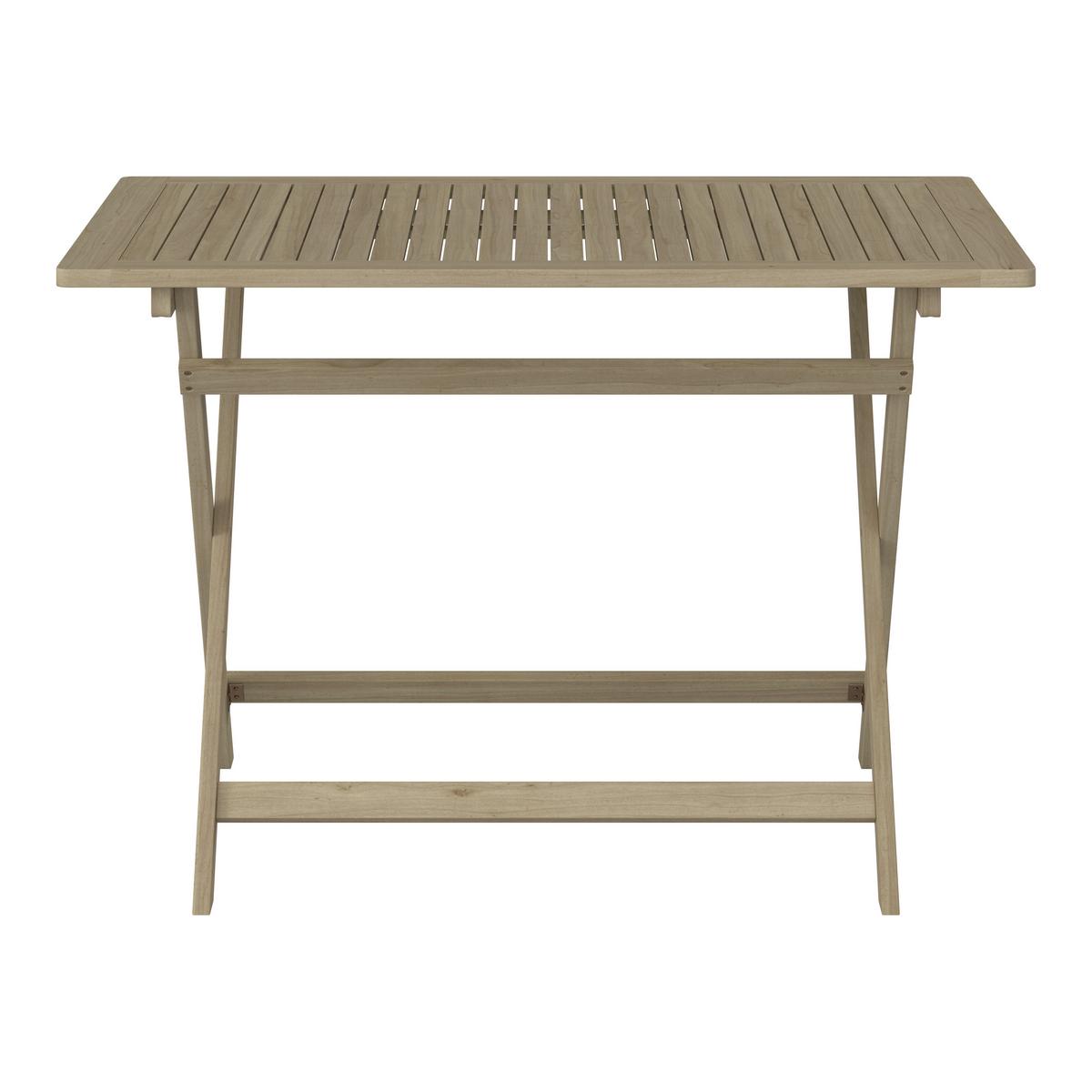 Balkonset Meran 5 Teilig - Akaziefarben, MODERN, Holz (110/42/74/77/70/47cm) - James Wood